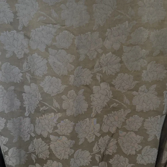 Navy Floral V-neck Long Sleeve Dress - Picture 4 of 10